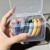 Plastic Powder Puff Storage Box Small Cosmetics Storage Case Square Storage Box  Swab