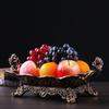 Фруктовница Корзина Европейский Стиль Фруктовая Тарелка Ретро Гостиная Конфетница Большая Бытовая Тарелка для Сухофруктов Украшения для Кофейного Столика Фрукты