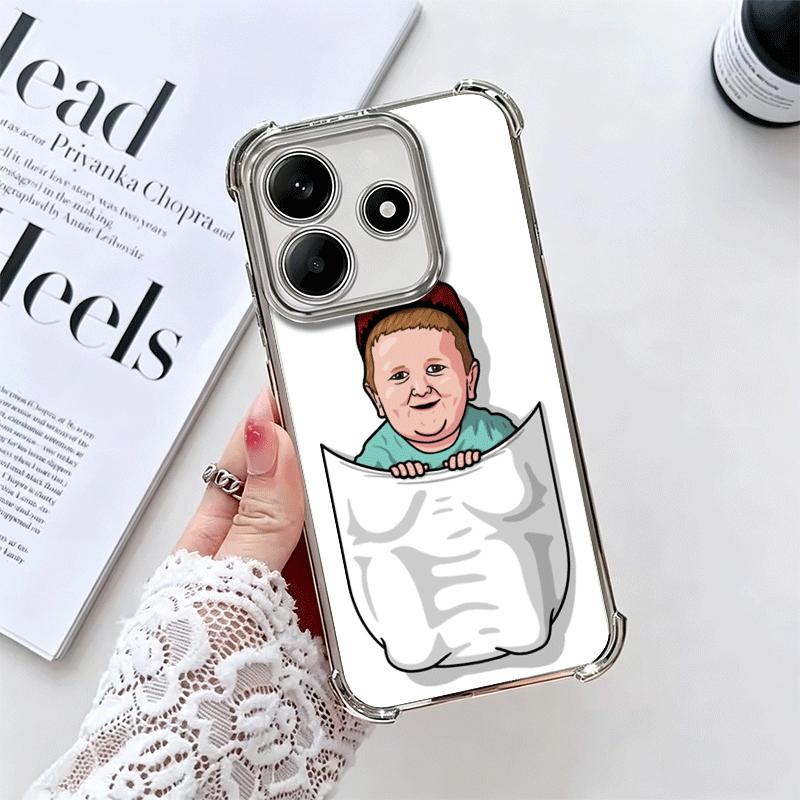 Смешной Чехол для Телефона с Покрытием Хасбулла Бабайт Для Xiaomi Redmi Note 14 15 Pro Plus 13 12 11 11S 11T 10 9S 9 5G Противоударный с Подушкой Безопасности
