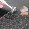 10/100sheet Nail Adhesive Tabs Transparent False Jelly Nail Tips Press On False Manicure Decal Nail Art Double Side Glue Sticker