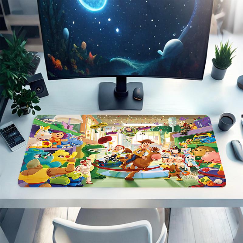 1Pc Toy Story Characters Gaming Mouse Pad Keyboard Desk Mat Non-slip Rubber Lock Edge Waterproof Computer Mousepad for Office Home Decor Y1989
