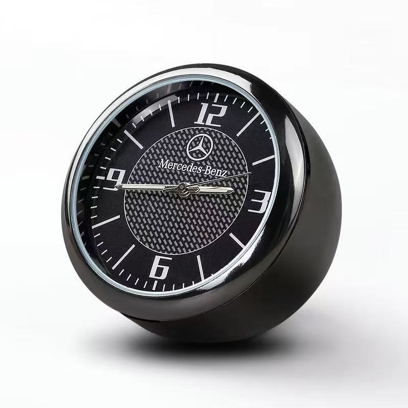 LJX1 Car Decoration Quartz Luminous Clock Watch For Mercedes benz AMG GLA CLA GLC GLE GLB GLK CLS A B C E S Class E300 C200 C260 C180