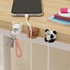 WORTHBUY Desktop Cute Cable Organizers Holder Clips Desk Tidy Organiser Self Adhesive Cable Management Office Wire Cord Holder