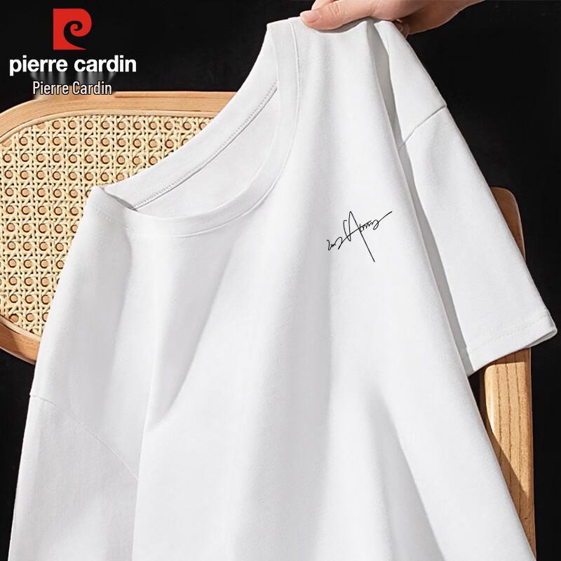 Pierre Cardin Мужская хлопковая футболка с коротким рукавом, плотная