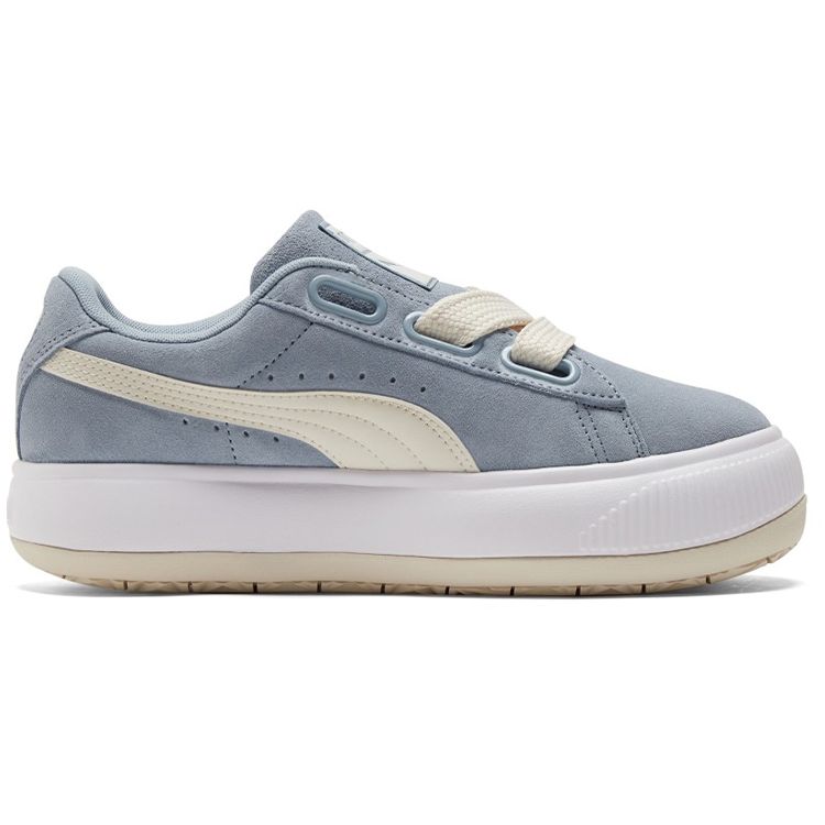 Puma Замша Маю Сердце Женские Синяя Стирка Белый 387321-04
