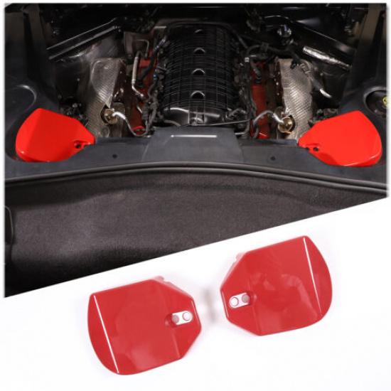For Corvette C8 ABS Red Engine Bay Shock protection Panel Cover Trim