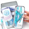 7/8pcs Transparent Protractor Ruler Kit Plastic Geometry Drawing Tool Measuring Ruler  Students