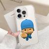 Cute P-POCOYO Phone Case For Iphone17 16 15 11 13 14 Pro Max 7 8 Plus X Xr Xs Max Se2020 12mini Transparent Cov