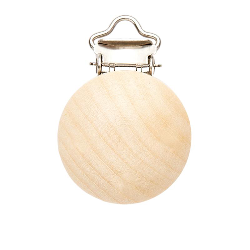 Деревянные детские зажимы для пустышек, держатель для пустышек из бука, симпатичный зажим для прорезывания зубов у младенцев, зажимы для пустышек своими руками, аксессуар