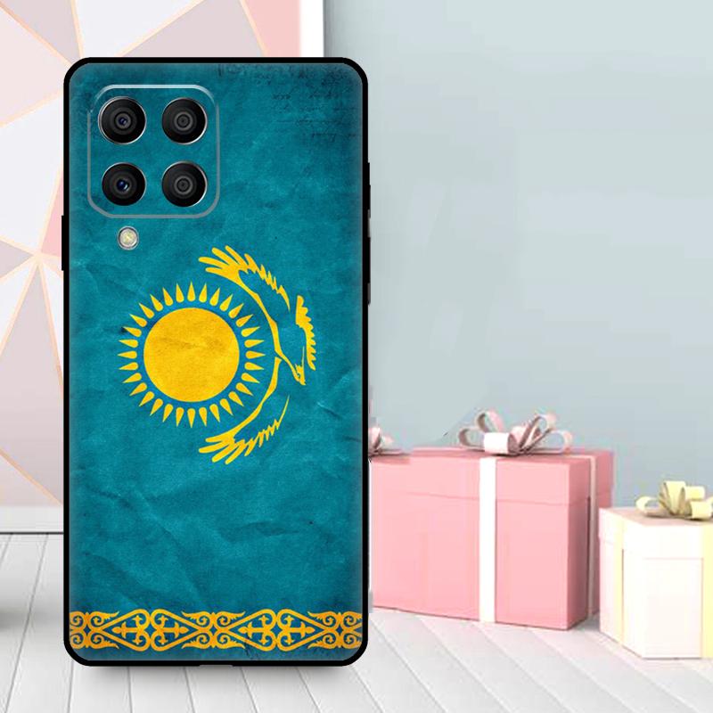 Чехол-флаг Казахстана для Samsung Galaxy M06 M11 M31 M14 M34 M54 M12 M32 M52 M15 M13 M16 M36 M56 M53 M35 M55