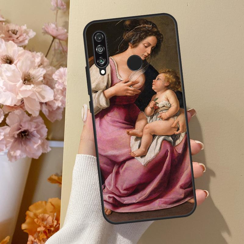 Madonna di Loreto Caravaggio For Huawei Nova 12i 8i 11i 12s 9 10 SE Y60 Y70 Y90 Y72 Y73 Y61 Y91 P60 Pro P30 P40 Lite Case