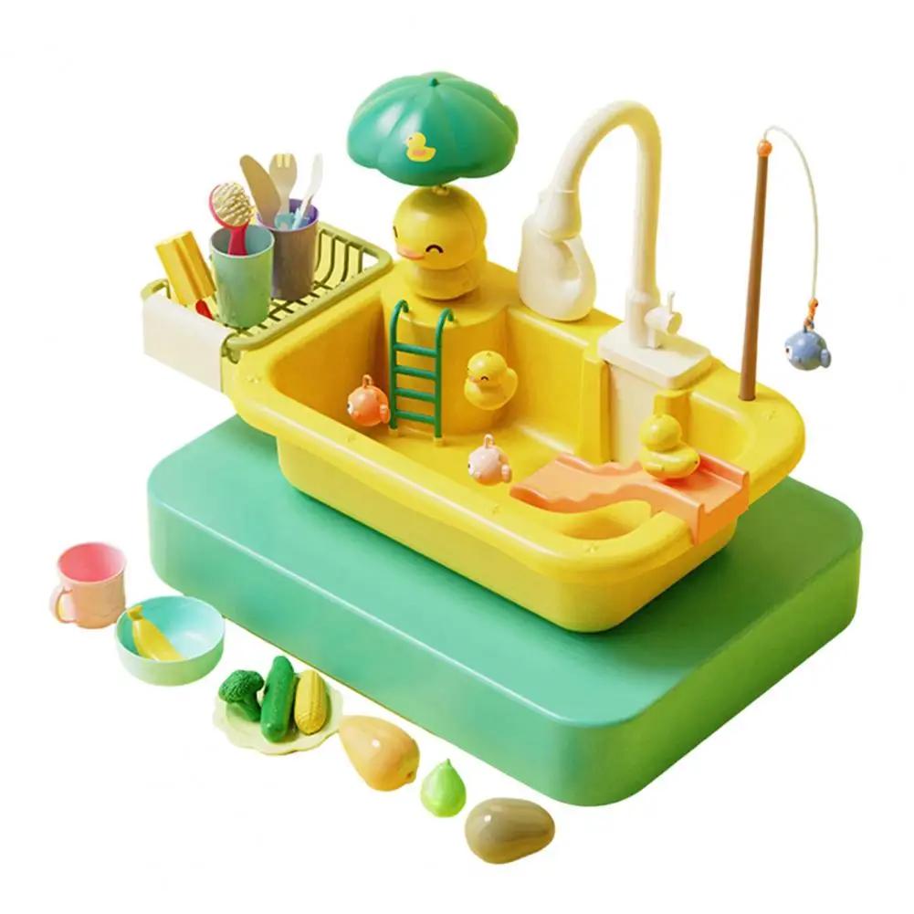 Non-Toxic Baby Kitchen Toy Plastic Dish Wash Sink Electric Dishwasher Playing Pretend Role Play Housework Early Educational Toys For Child