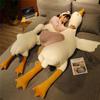 Stuffed Animal Toy Big White Goose Shape Simulation Design Cute Beautiful Soft Comfortable Plush Pillow Toy