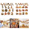 Thanksgiving Wood Hanging Decorations Comfortable Fall Wood Decorations Thanksgiving Hangings Pendant for Festivals
