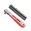 ROTATION 16-Piece Precision Screwdriver Bit Set with Ratchet Wrench, Chrome Vanadium Steel