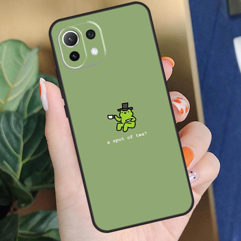 Зеленый эстетичный Чехол Для Xiaomi 15 14 Ultra 13T 14T 15T Pro 17 Pro Max POCO F8 F7 F5 F6 X5 X6 X7 Pro Coque