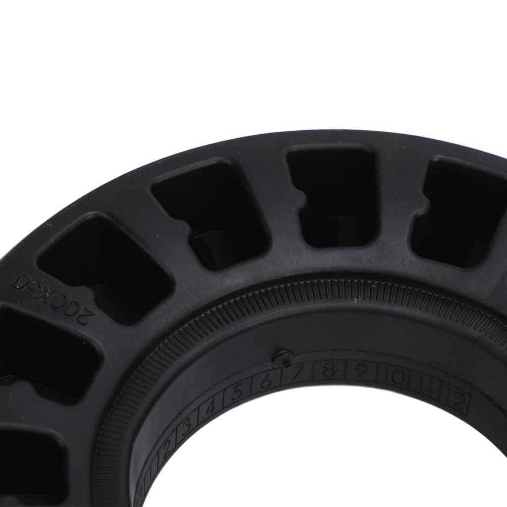 Electric Scooter Tire Professional 200x50 Rubber Solid Wheels Replacement Tire for 8 Inch for Dolphin Series Scooters
