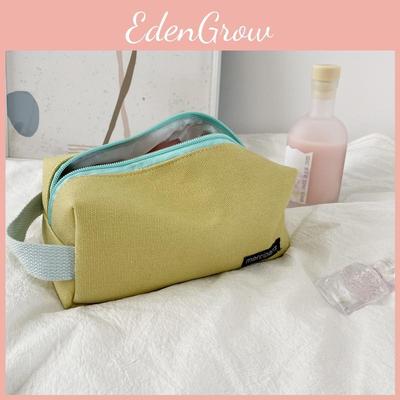 1971 Свежий цвет столкновение косметичка женская большая вместимость студенческая сумка для ручек ручная сумка холщовая сумка для хранения оптом