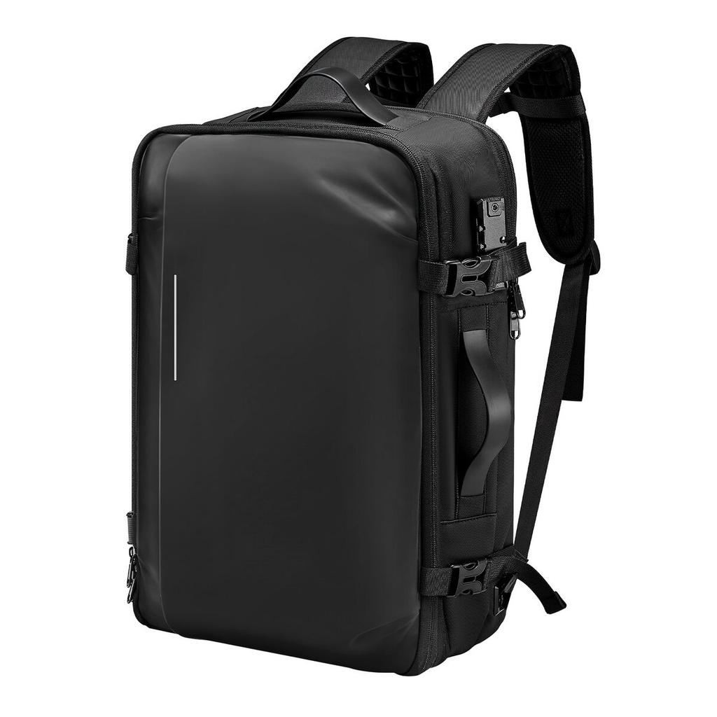 Vacuum Travel Backpack, 65L, Expandable Vacuum Seal Compression Travel Backpack with Pump, with TSA-Approved Lock, Airback Vacpack, Water-Resistant