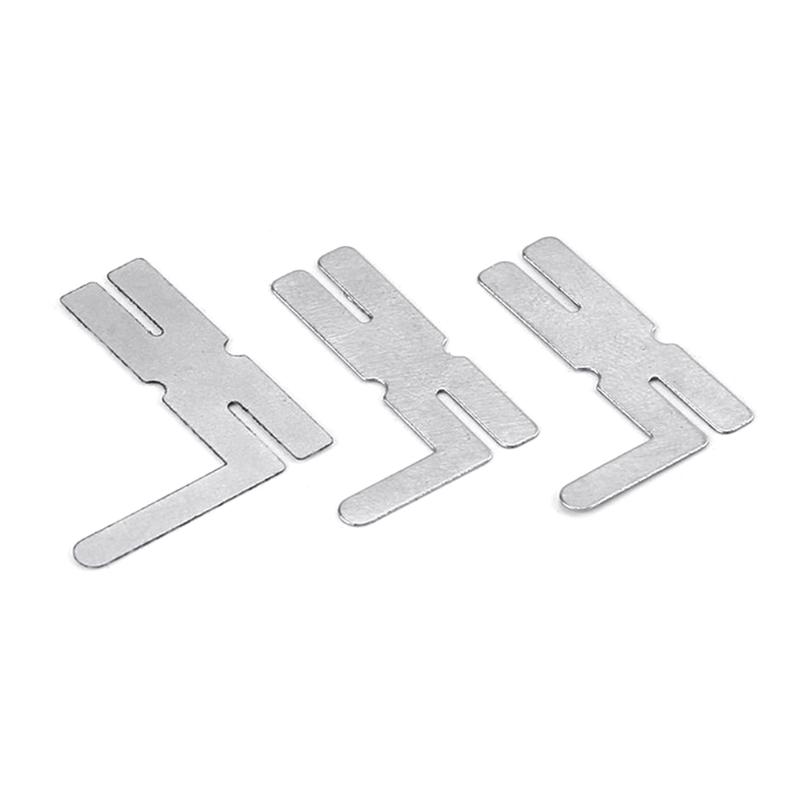 Upgraded 100pcs/lot H type Nickel Plated Steel Strap Strip Sheets for Battery Pack Spot Welding Spot Welder Equipment