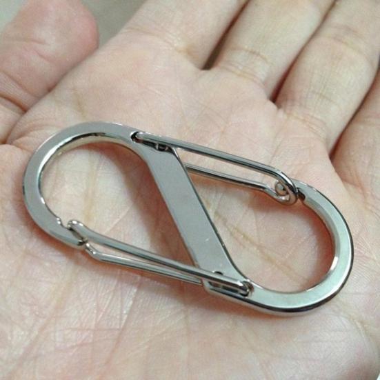 8 Shape Buckle Keychain Outdoor Camping Climbing Fast Hanging Hook Latch Hooks