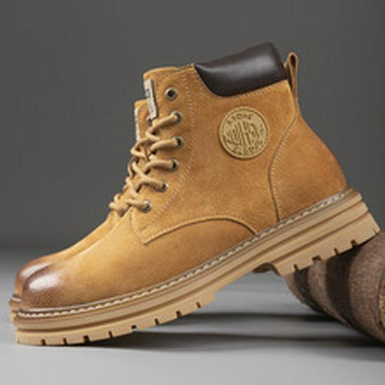 Мужские повседневные низкие кожаные кроссовки 2025 - Мягкая подошва, Модная коровья кожа, Универсальный белый дизайн