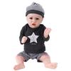 Reborn Boy Doll Lifelike Vinyl Safe Weighted 22 Inch Newborn Baby Doll for 3 Years Old Above