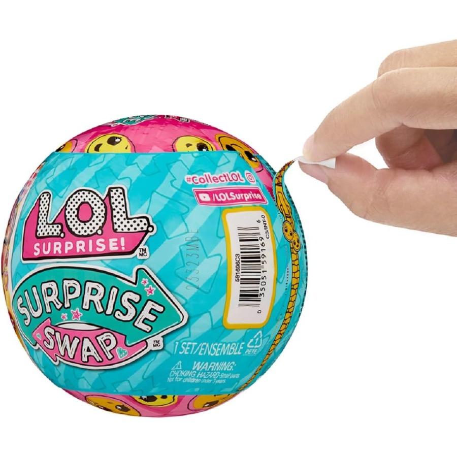 L.O.L. Surprise! Surprise Swap Doll with Collectible Doll, Extra Faces, 2 Looks in 1,Unboxing Surprise,Limited Edition Doll—The Perfect Gift for Girls