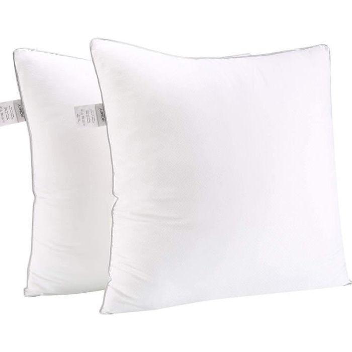 Oreiller - Lot de 2 - Ferme - Respirant - Anti-Acarien