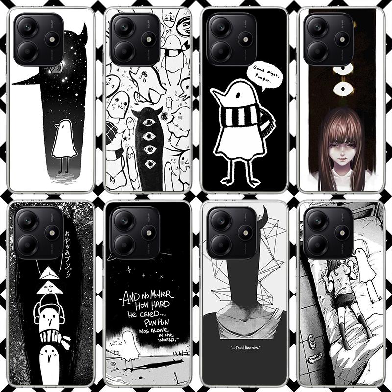 Чехол для телефона Oyasumi Punpun для Xiaomi Redmi Note 15 14 14S 13 12 12S 11 Pro Plus 11E 11T 11S 10S 5G Мягкий чехол Fundas Redmi Note