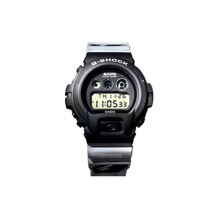 Casio Мужские часы G-SQUAD Черные DW-6900BAPE20-1PFP