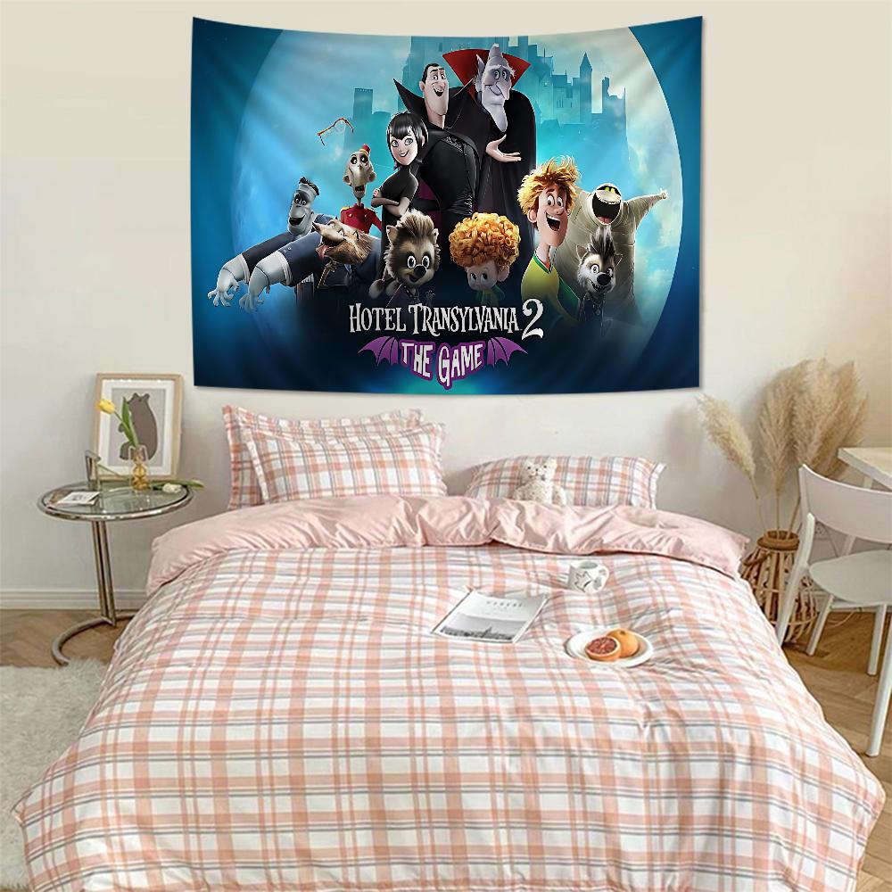 Anime Hotel Transylvania Hanging Bohemian Tapestry Bohemian Wall Tapestries Mandala Kawaii Room Decor