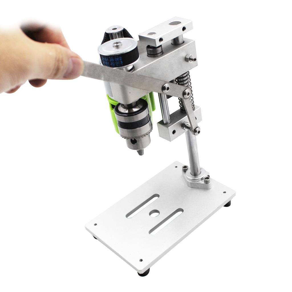 Мини-сверлильный станок для настольного сверлильного станка, сверлильный патрон с переменной скоростью 1,5-10 мм для DIY дерева