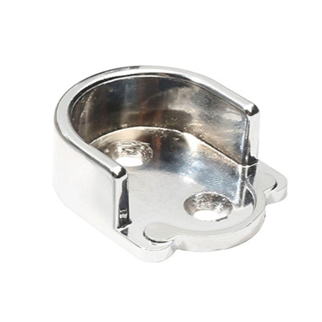 Набор из 2 шт. Мебельная фурнитура Держатель штанги Металлический держатель для рейлинга Кронштейн для поддержки штанги в шкафу 2 шт./набор для одежды