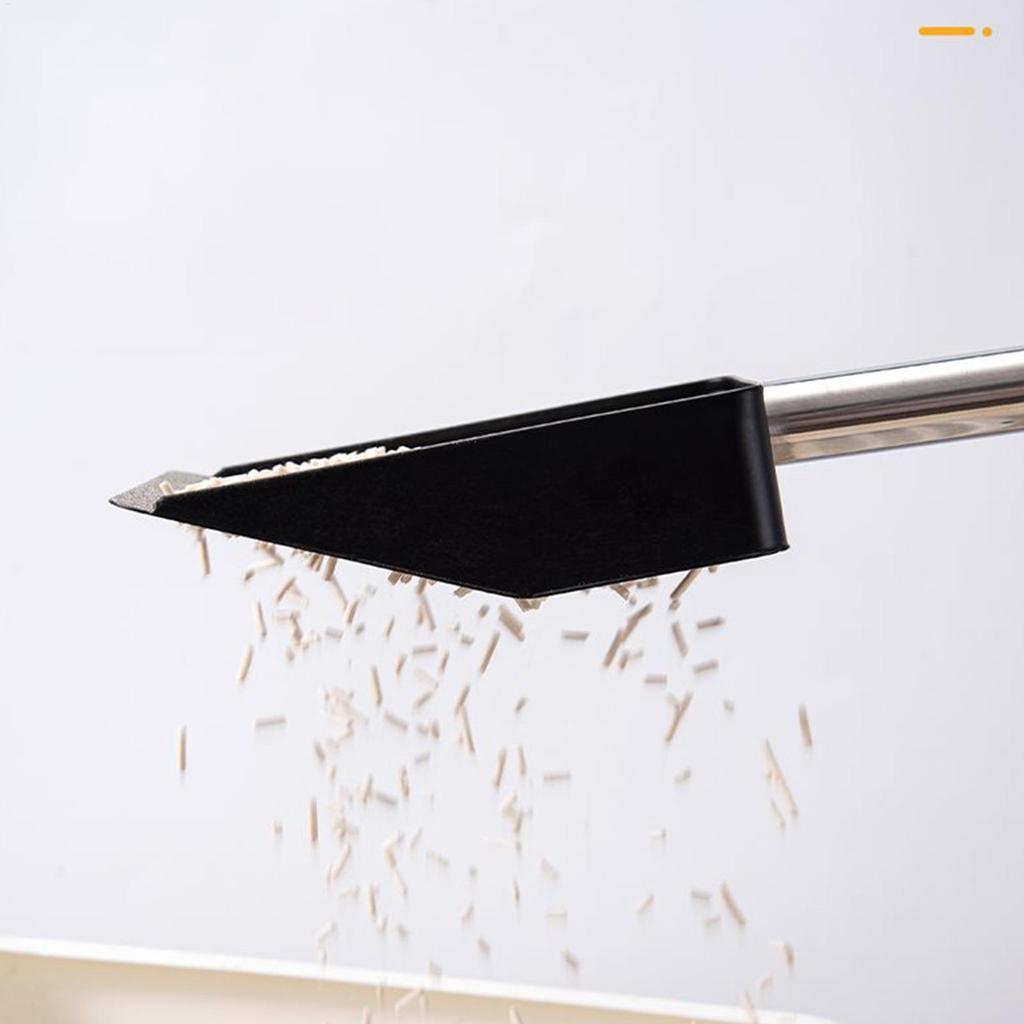 Совок для куриного помета для песка Сверхпрочный Регулируемый Грабли для куриного курятника Сборщик помета для птицефермы Двор Пастбище Квартира