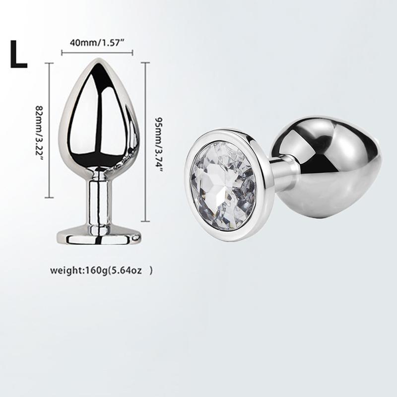 Мини Анальная пробка Игрушки для взрослых Для мужчин Женщин Анальная пробка Металл Эротика Интимная Эротика Секс-игрушки Пары Товары для взрослых XXS XS SML