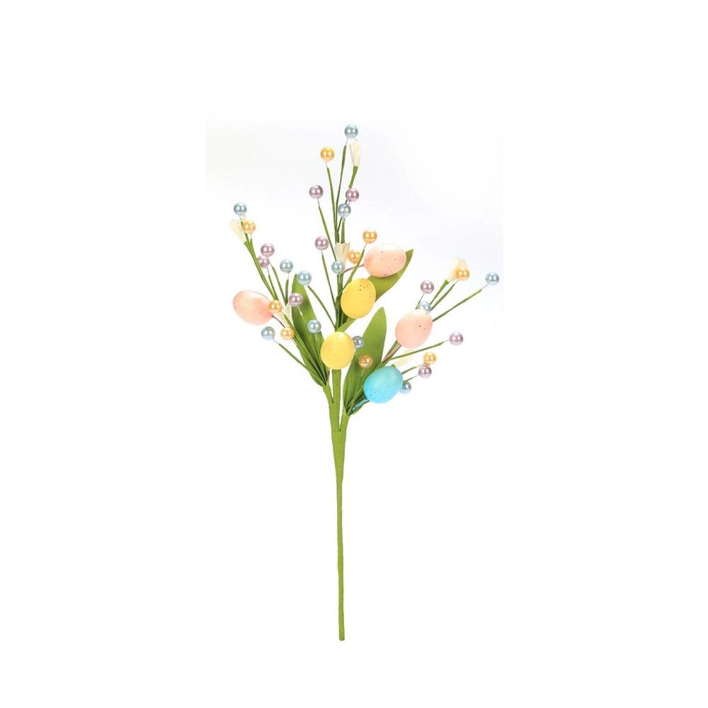 2025 Easter Artificial Egg Flower Branch Simulation Berry  for Vase Easter Party Home Decors