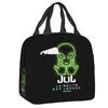 Custom Jul French Rapper Hip Hop Portable Lunch Boxes Women Waterproof Thermal Cooler Food Insulated Lunch Bag Office Work