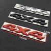 3D Metal Car Rear Trunk Fender Emblem Badge Sticker for  4x4 Logo Renegade Wrangler Compass Grand Cherokee Patriot Liberty