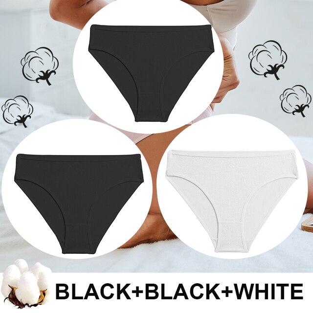 FINETOO 3 шт./лот, женские трусики с высокой талией, бесшовные трусики, нижнее белье, хлопковые трусы, сексуальное женское белье, женское нижнее белье