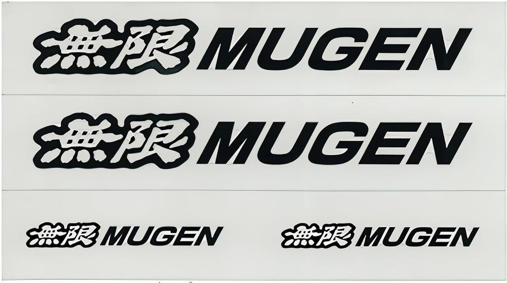 Mugen Sticker A Black [Size: S] 90000-YZ5-310A-K2