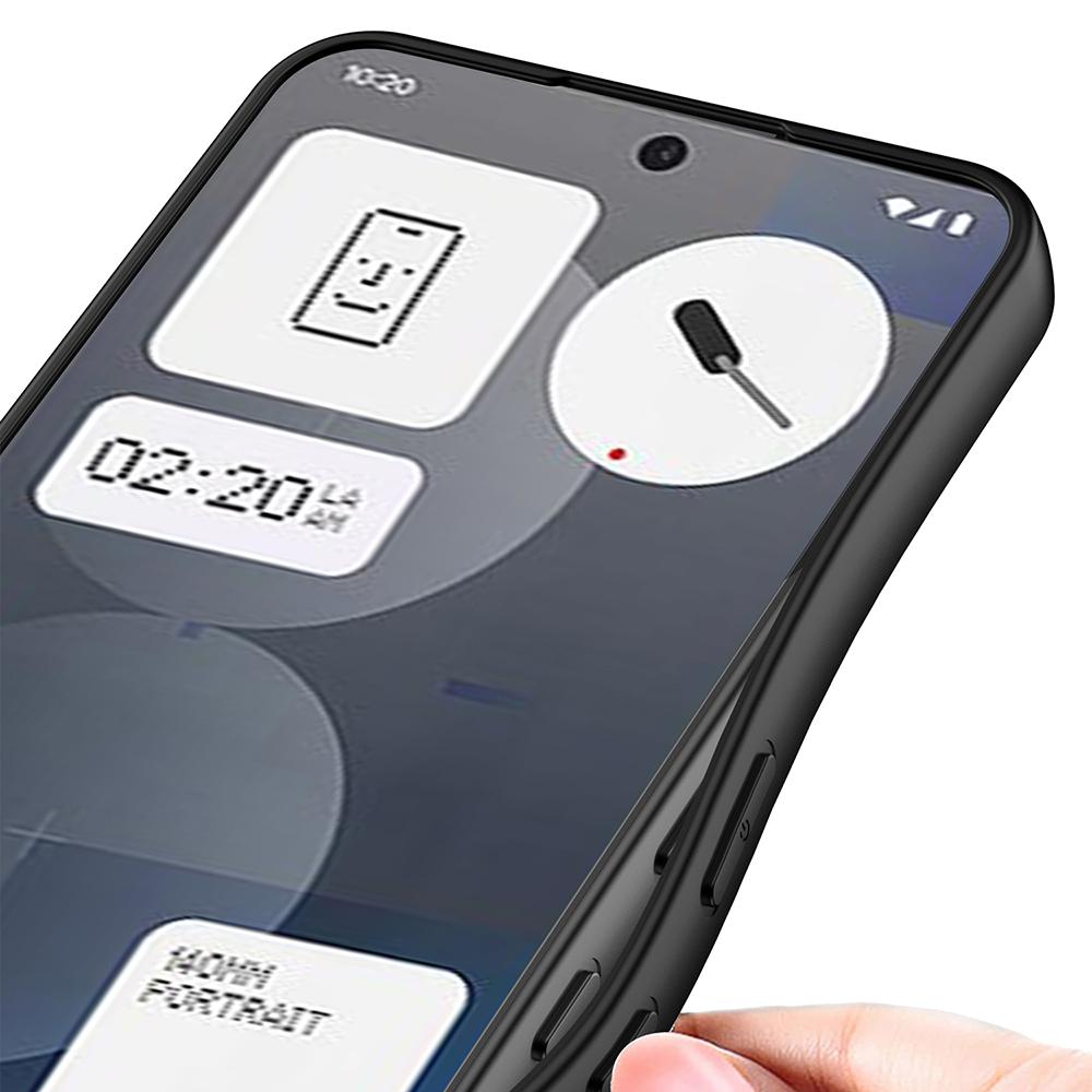 GKK для Nothing Phone (3a) Матовый чехол с покрытием Skin-Touch из ПУ+ТПУ+ПК, противоударный чехол для телефона