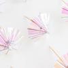10pcs Drink Fancy Laser Umbrella Toothpicks Summer Beach Cocktail Toothpick Lovely Cupcake Topper Wedding Birthday Party Decor