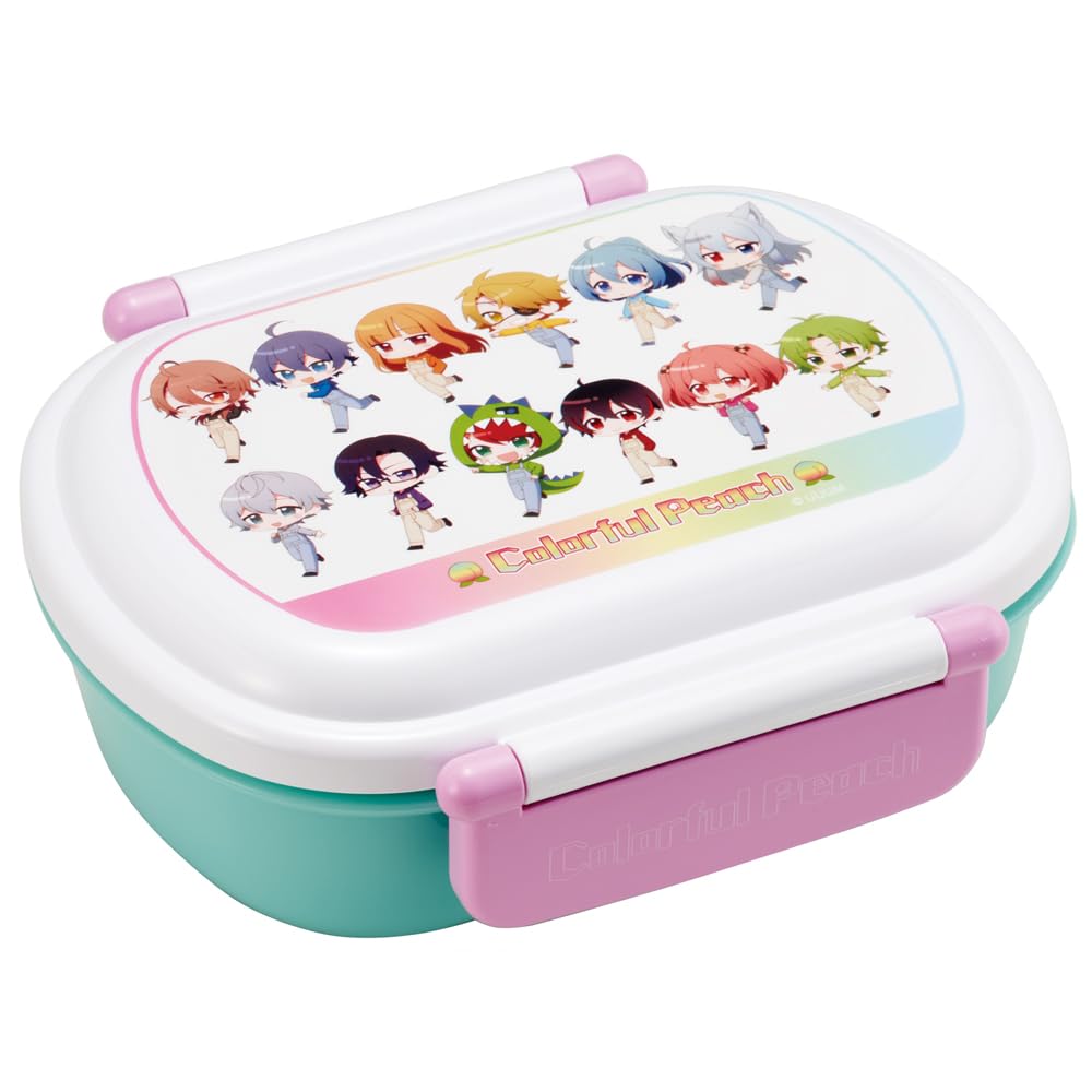 Skater Bento 360ml Fluffy Made in Single Dishwasher and Microwave Colorful Children's Box, Capacity, Lid, Japan, Tier, Safe, Peach, QAF2BAAG-A