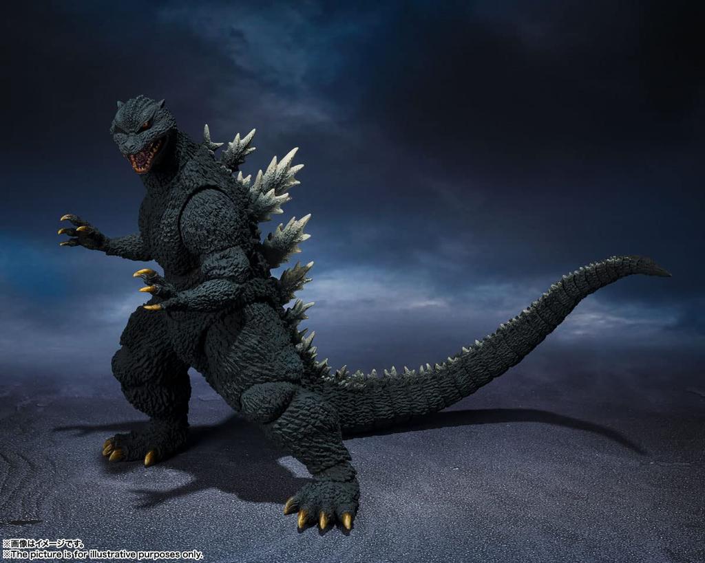 TAMASHII NATIONS Monster Arts Godzilla 160mm PVC Painted Movable Figure BAS62987 S.H. (2004) Approx.
