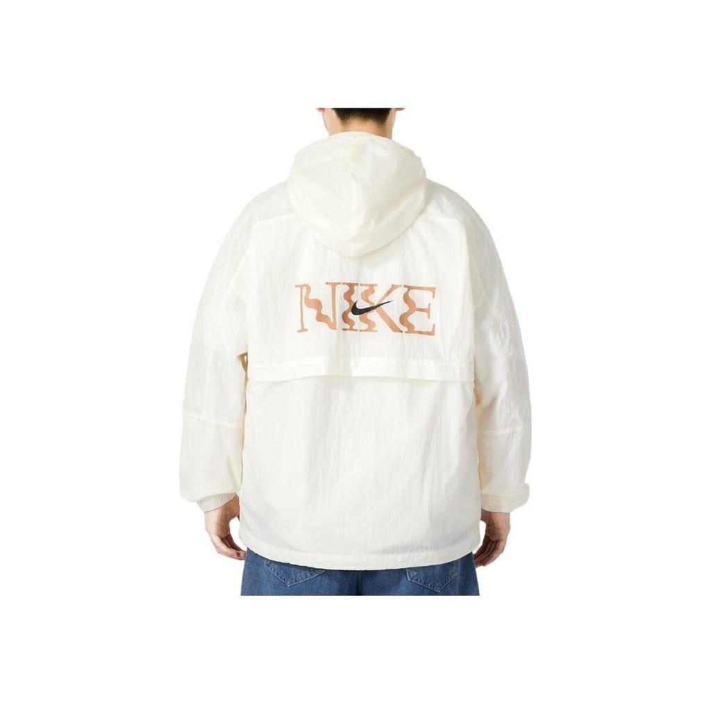 Nike Повседневная свободная спортивная куртка с логотипом и принтом, мужские топы белого цвета FQ6999-110