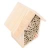 Bee House Hanging Harmless Eco Friendly Wooden Bee Box Habitat for Outdoor Garden Yard