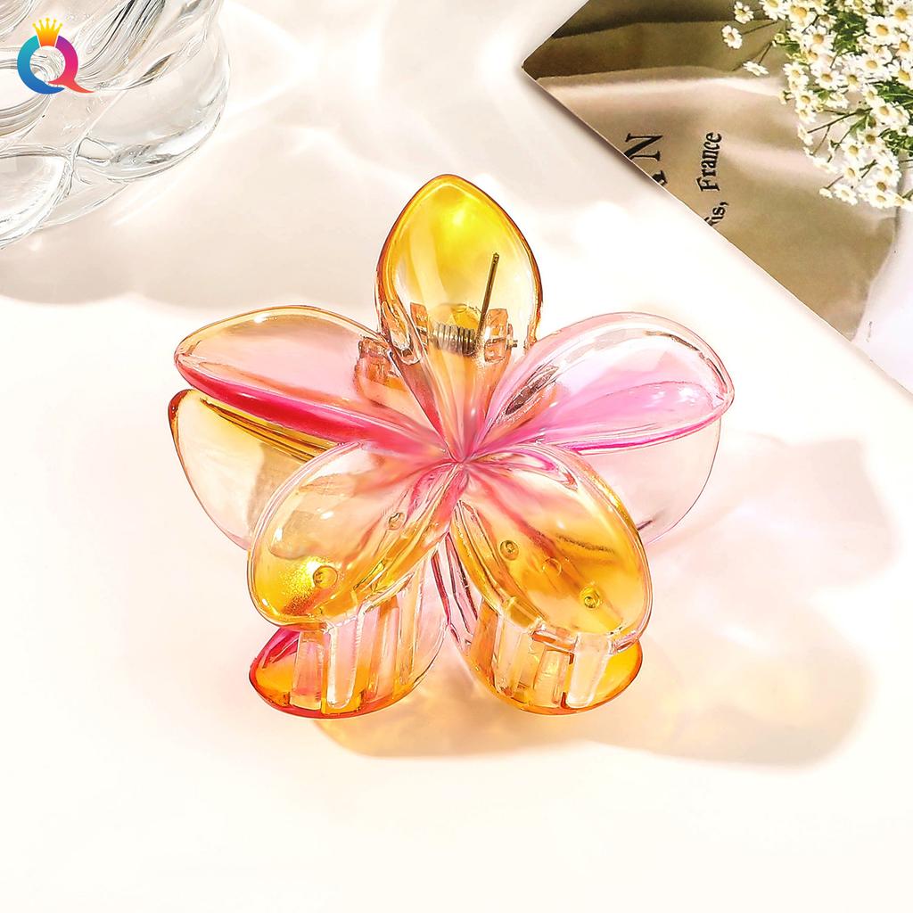 Fashion Bauhinia Egg Flower Hair Clip Back Head Bun Grab Clip Shark Hair Clip Accessories