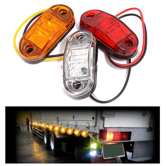 12-30 В 6000 К Водонепроницаемая мигалка «Пираньи» Светодиодная автомобильная боковая габаритная лампа тормозного сигнала