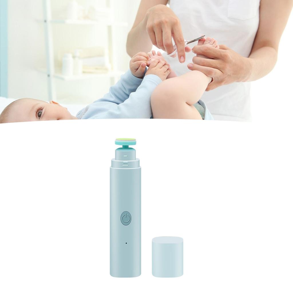 Electric Infant Nail Clipper Safe Simple Portable Low Noise Infant Nail Trimmer for Toddler Kids